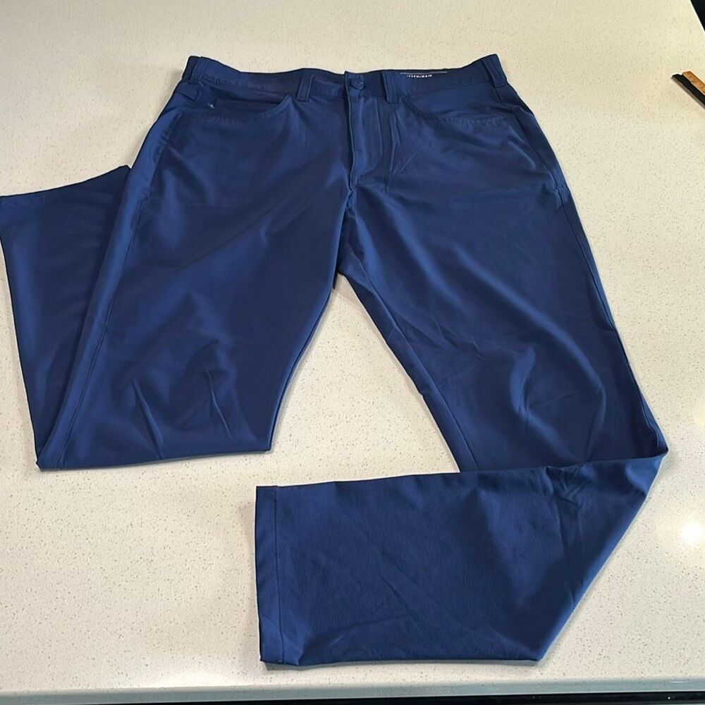 Mizzen+Main Performance Five Pocket Pants Men’s 31x30 Navy Stretch Travel Golf